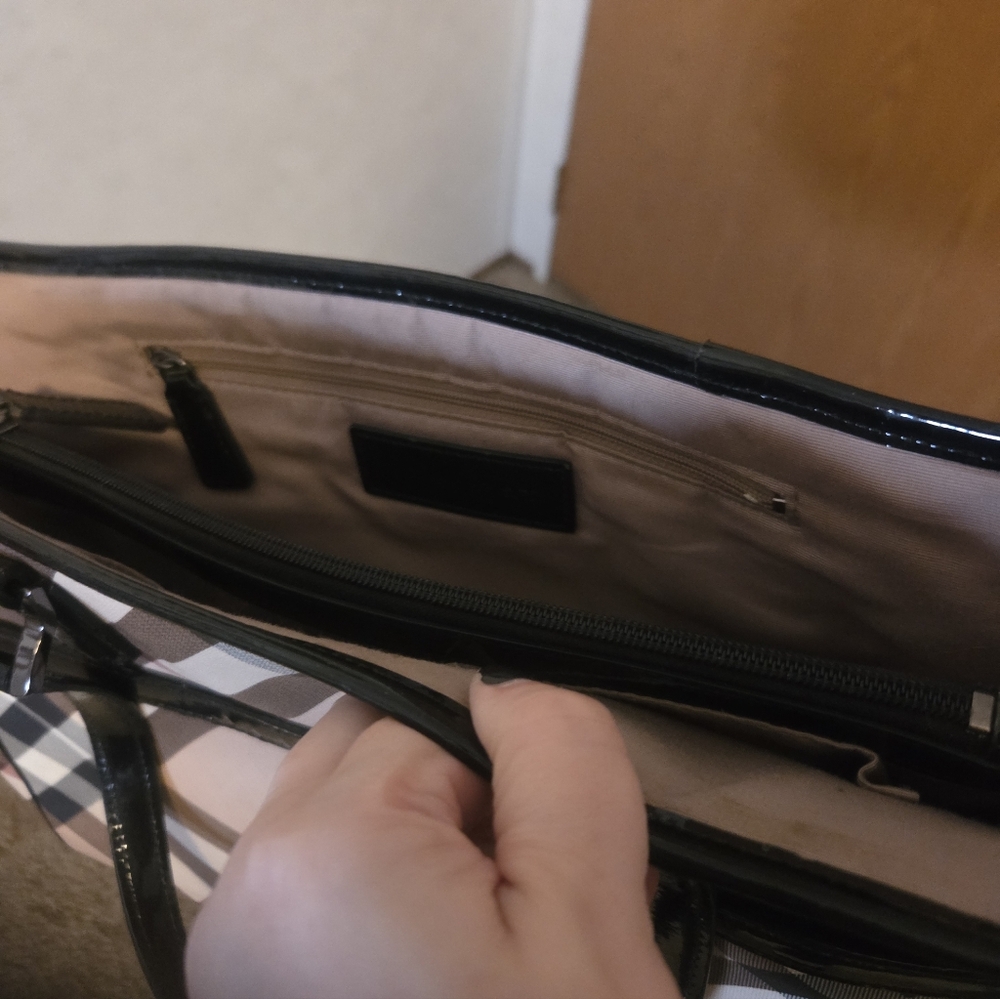 Burberry plaid tote bag - Picture 4 of 10